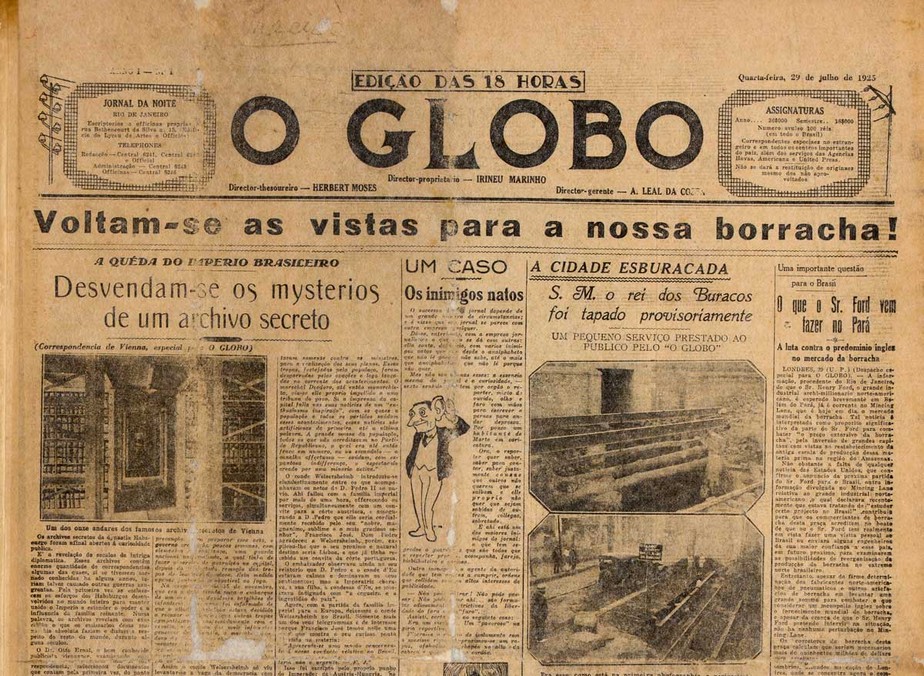 Acervo Digital  Jornal O Globo