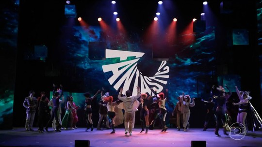 Globo celebra 60 anos com musical - Programa: Jornal Nacional 