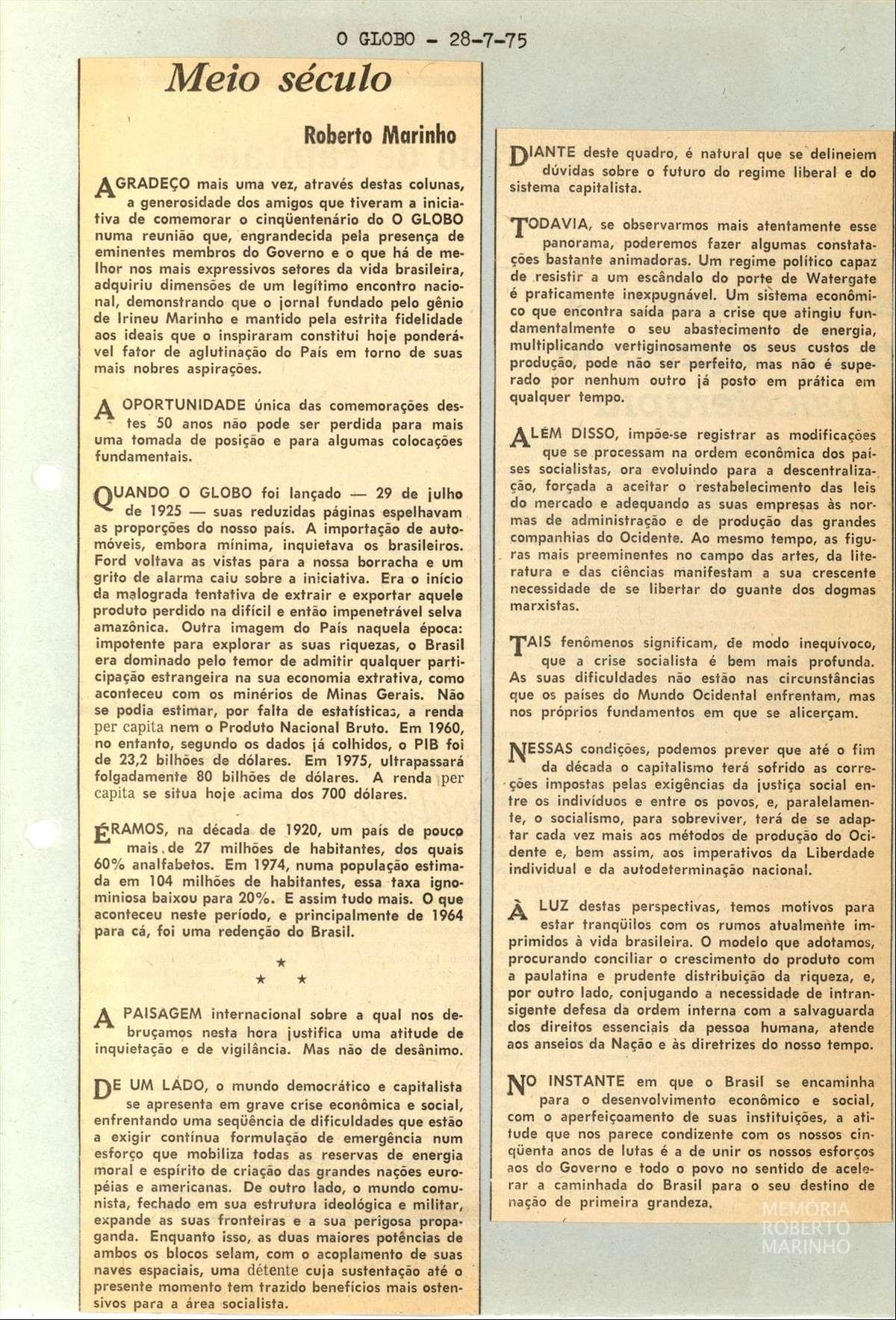 Meio Século Tem Quantos Anos